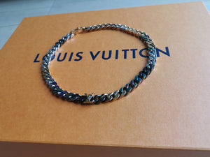 lv monogram chain necklace