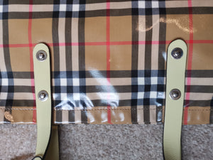 Burberry vintage check tote bag